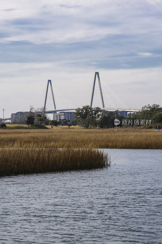 库柏河大桥/Arthur Ravenel Jr.大桥和Shem Creek公园